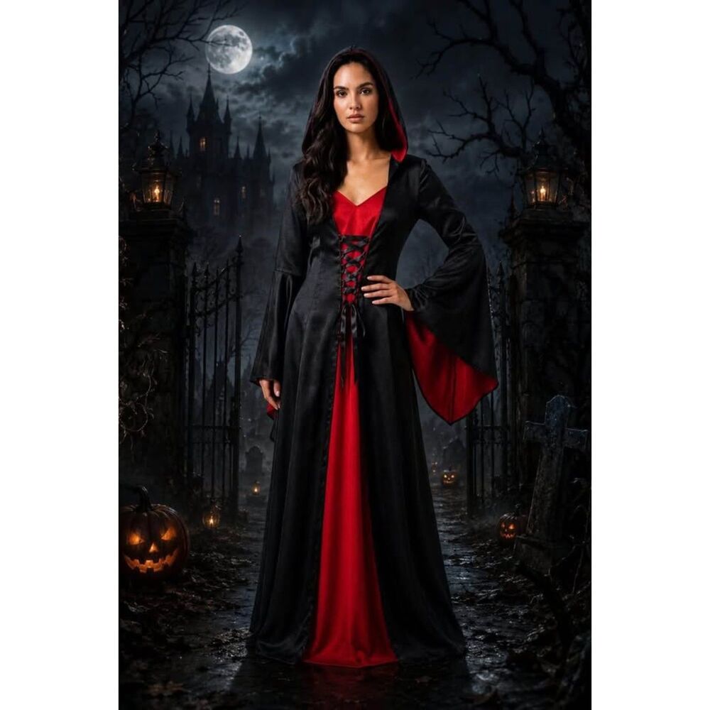 Adult Vampire Red/Black - Medium